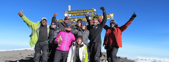 Kilimanjaro climbers