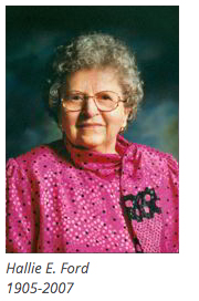 Hallie E. Ford, 1905-2007