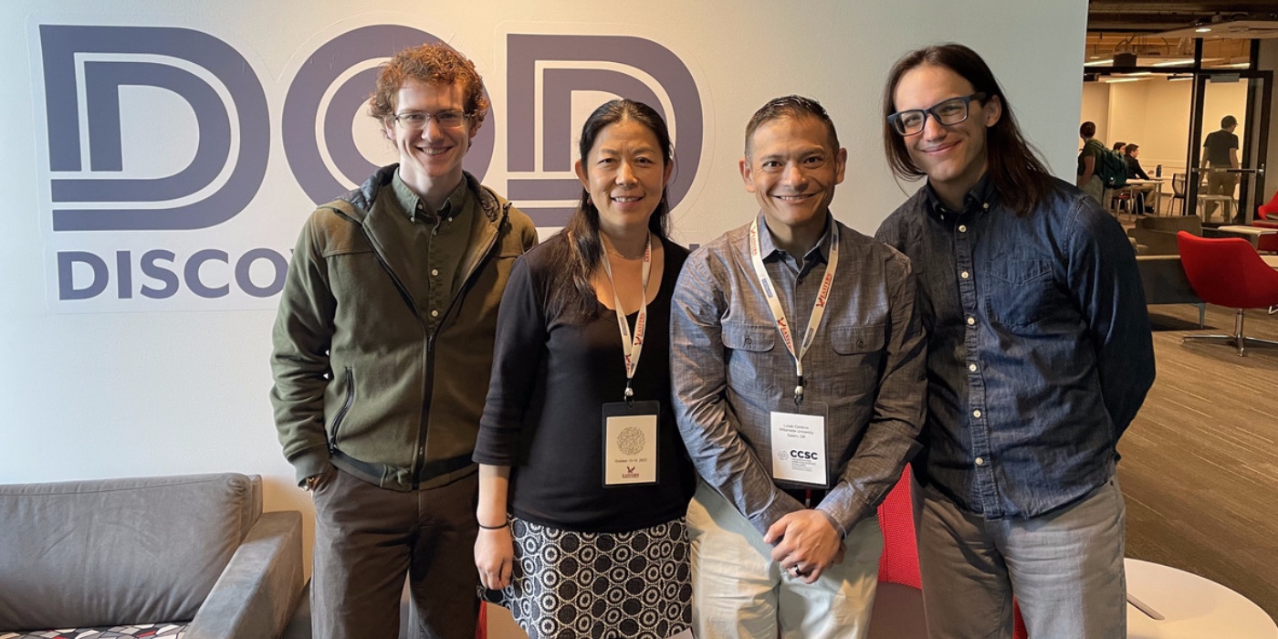 Spencer Veatch, Professor Haiyan Cheng, Assistant Professor Lucas Cordova, and Assistant Professor Calvin Deutchbein