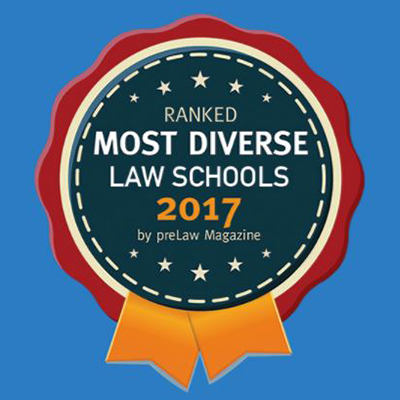 preLaw Magazine most diverse law schools 2017
