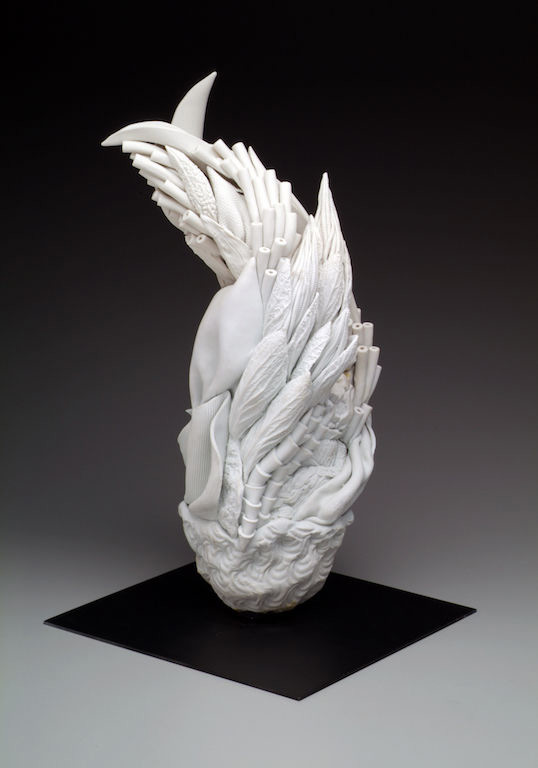 Kyoko Tokumaru, "Germination (Festive)," 2002, porcelain, MOCC Collection