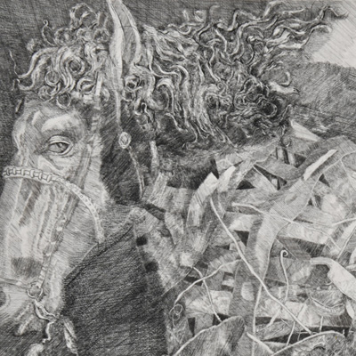 James Hibbard, "Horse" (detail), 1988.