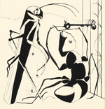 Jacob Lawrence, [italics]The Ant and the Grasshopper[/italics], 1969