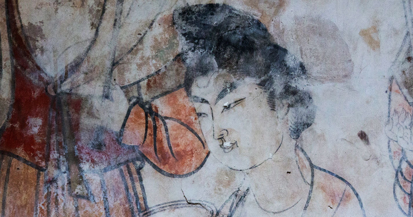 Partial image from the Mural of Princess Yongtai