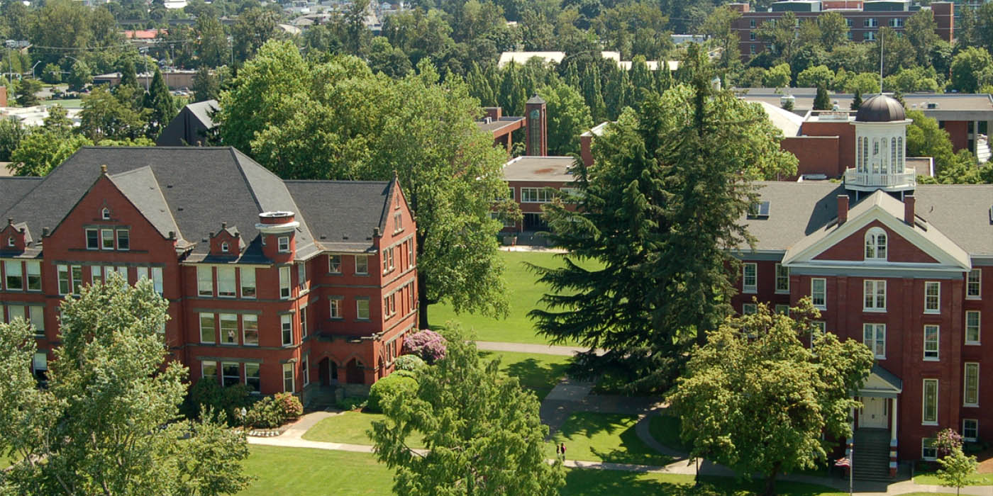 Willamette University's Salem Campus (aerial photo)