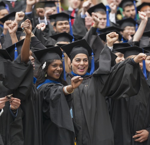 The Class of 2015 Celebrating Graduation