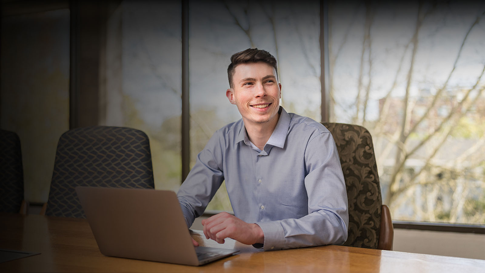 An MBA student at Willamette's Atkinson Graduate School of Management