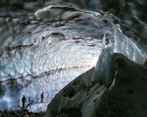 Sandy Glacier Caves
