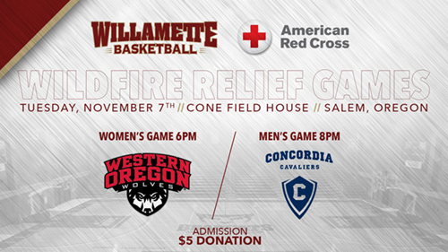 Willamette basketball charity double header