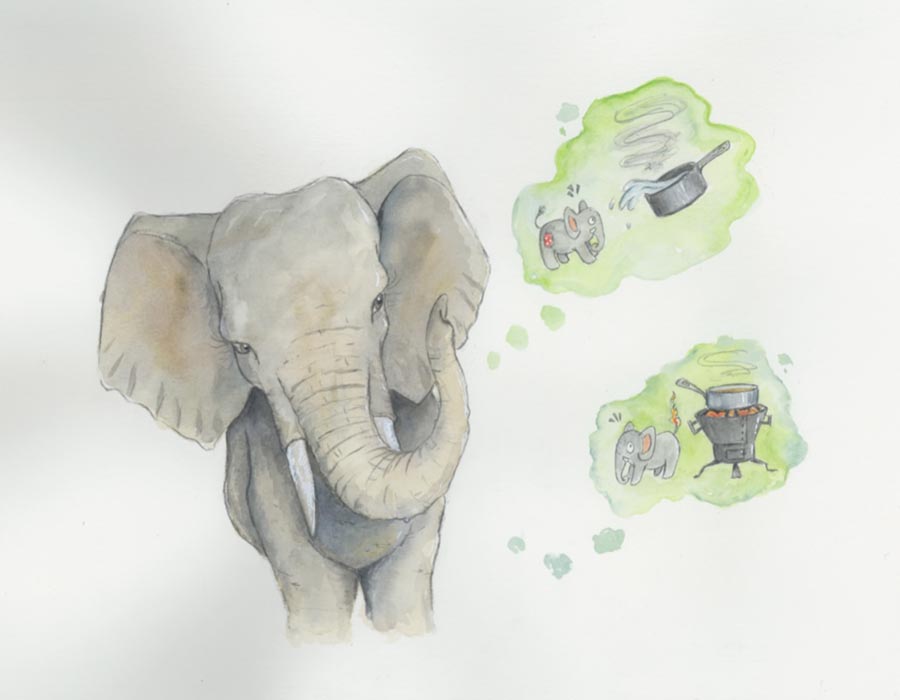 Elephant from story 