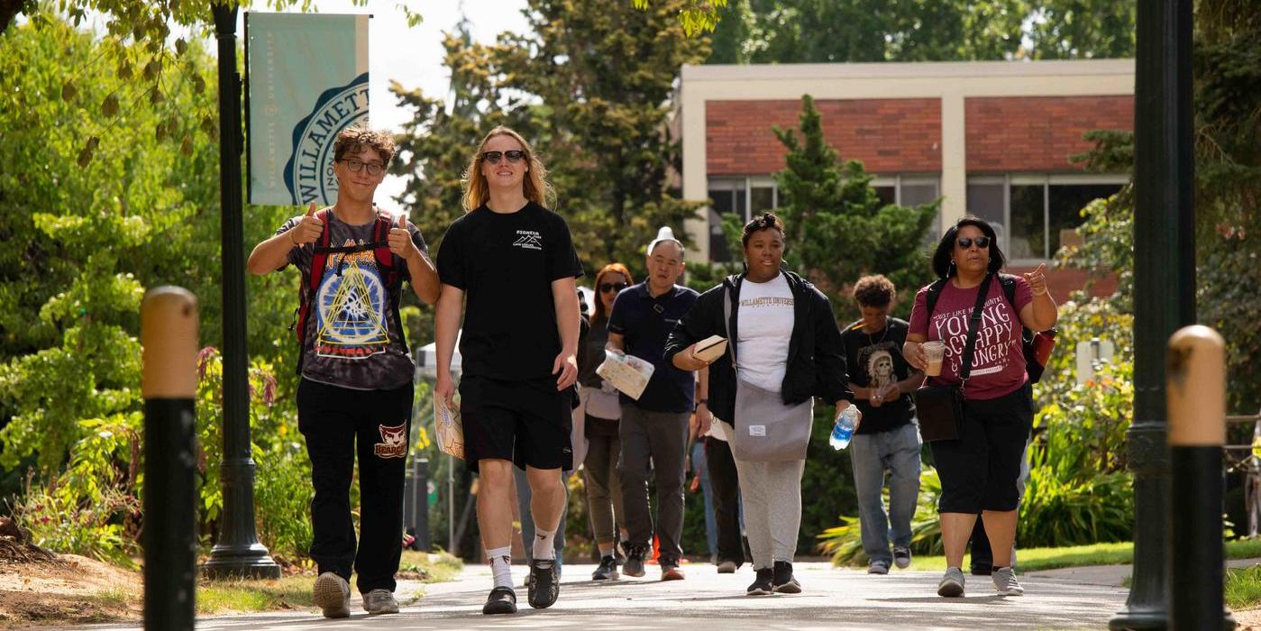 Students moving in