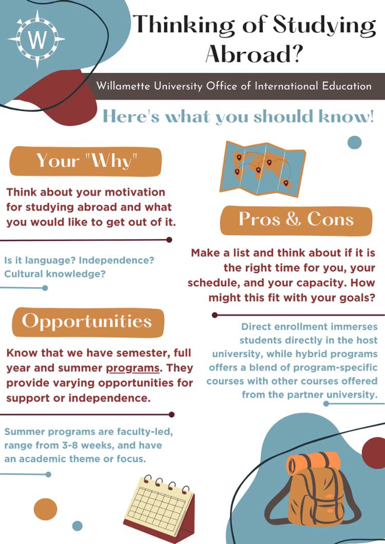 study abroad overview infographic