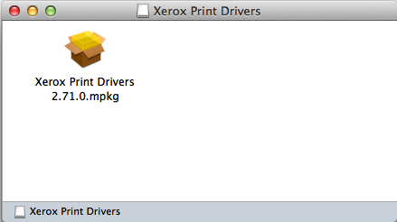 Xerox Installer Package