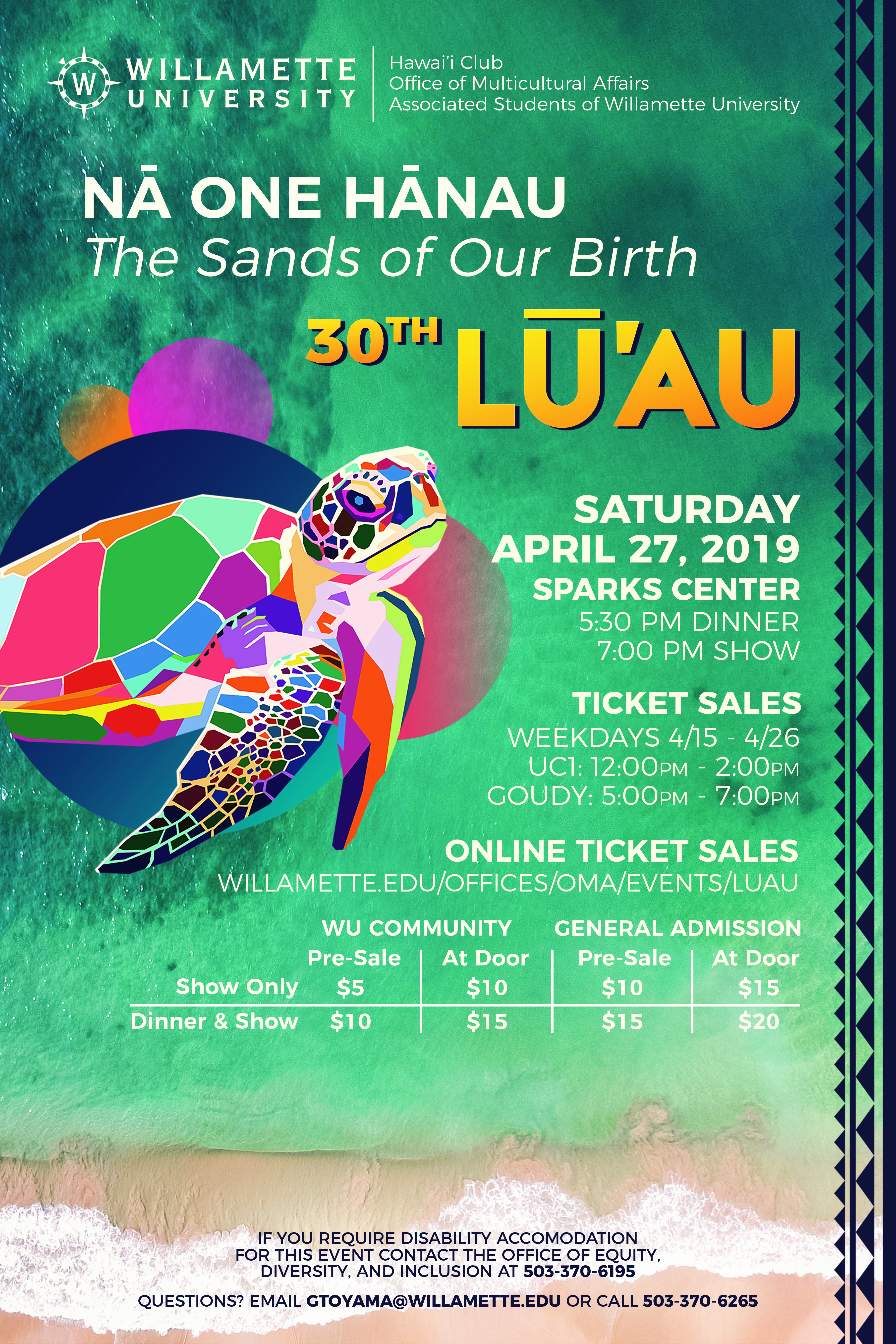 Luau 2019 poster
