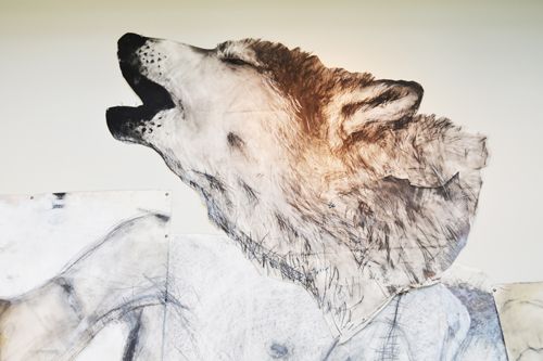 Where-Wolf (Willamette University) (detail)