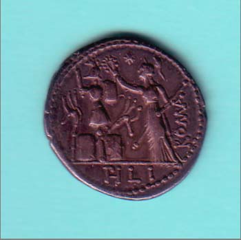 Roman coin reverse