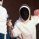 Image of somebody fencing