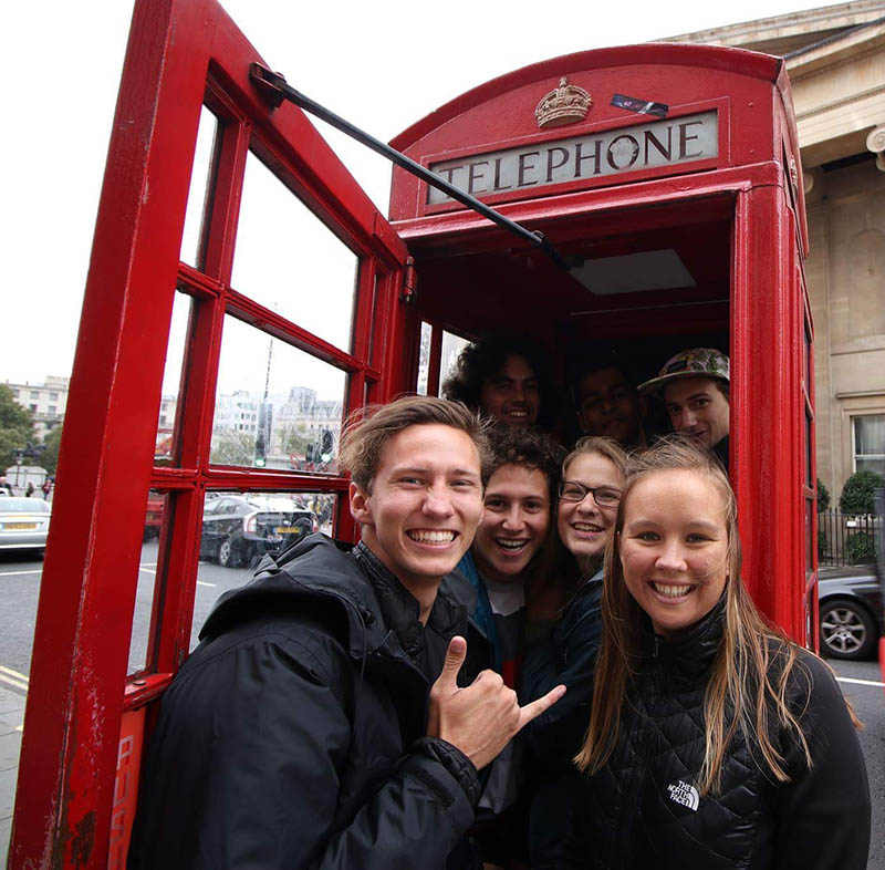 Willamette University Exercise and Health Science students studying abroad